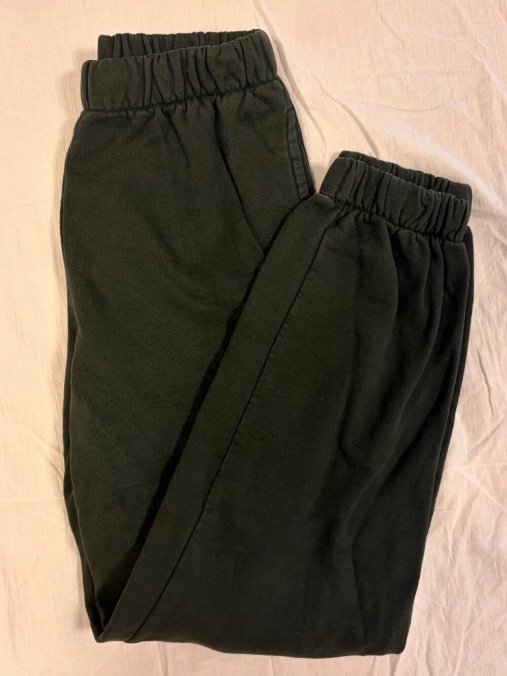 Brandy Melville Sweatpants One Size Dark Green Cotton Blend Women’s Stretch
